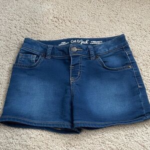 Cat & Jack Girls Dark Blue Jean Shorts